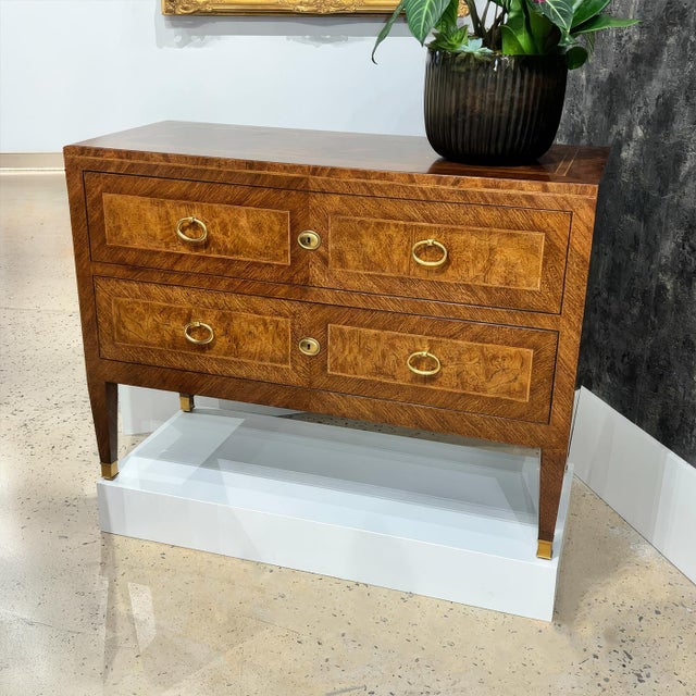 French Pair of Antique Style Chest of Drawers For Sale - Image 3 of 9