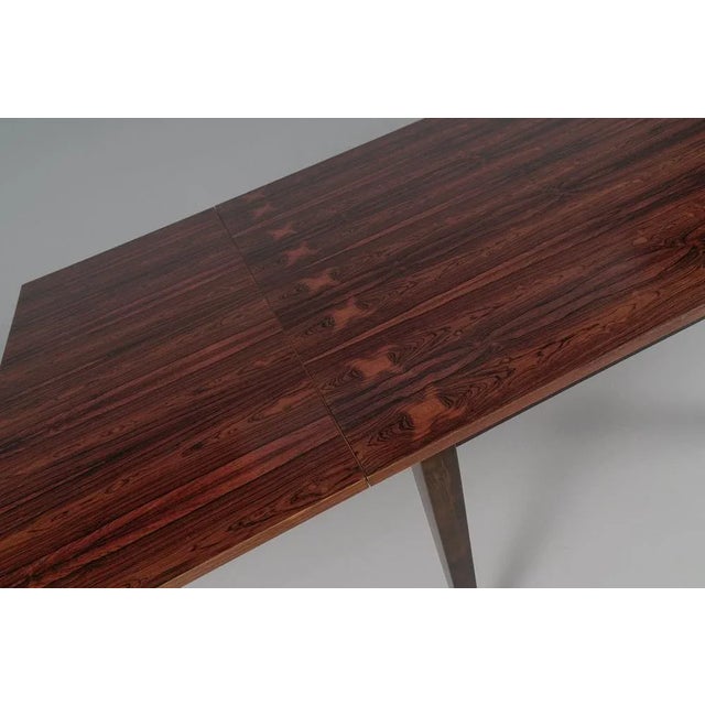 Scandinavian Rosewood Folding Dining Table, 1960s For Sale - Image 9 of 13