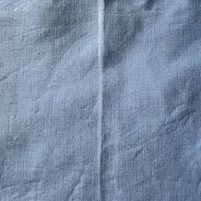 Vintage Set of 7 Dinner Linen Napkins Neutral Colors Fringed Farmhouse Boho Easter Earth Tones For Sale - Image 12 of 12