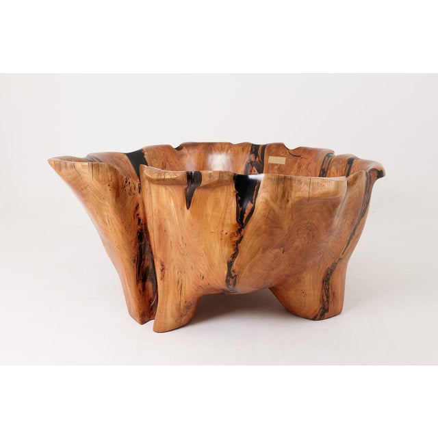 Wood Live Edge Bathtub in Wood by Logniture For Sale - Image 7 of 18