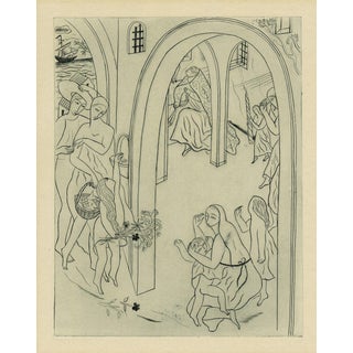 David Jones, the Rime of the Ancient Mariner by Samuel Taylor Coleridge, 1980s, Copper and Paper For Sale