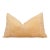 Blockprint Linen Jaipur Lumbar "Sunburst Yellow" Pillow Cover For Sale
