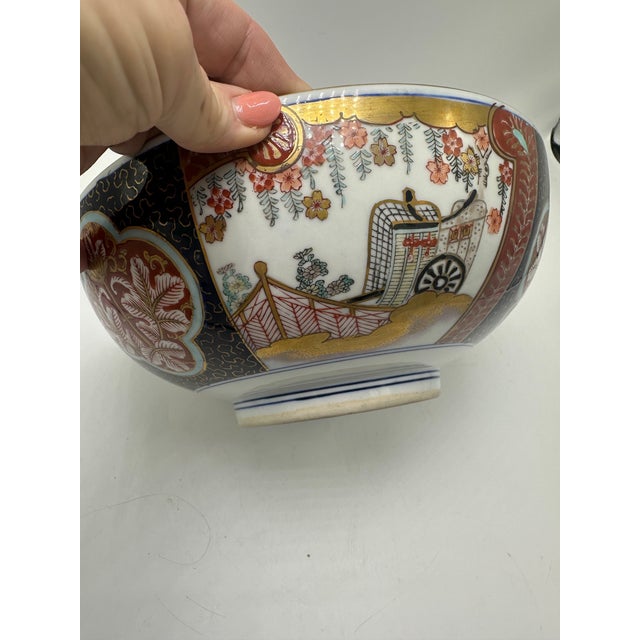 Chinoiserie Vintage Chinoiserie Bowl For Sale - Image 3 of 6