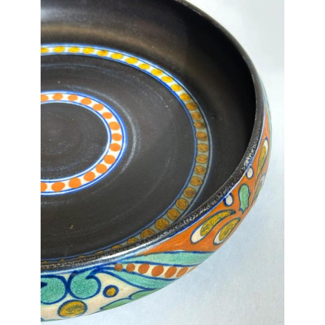 Dutch Art Deco Gouda Bowl, 1922 For Sale - Image 4 of 10