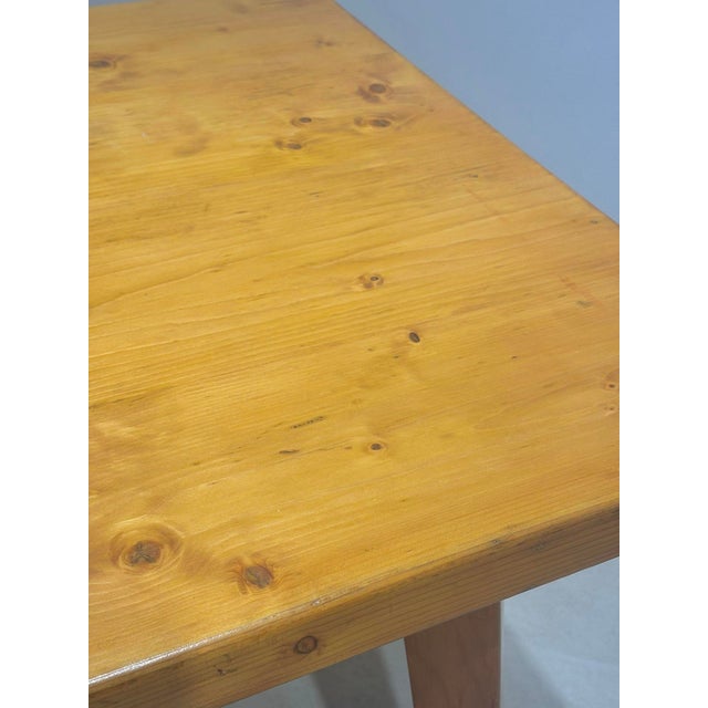 Pine Table by Christian Durupt For Sale - Image 3 of 14