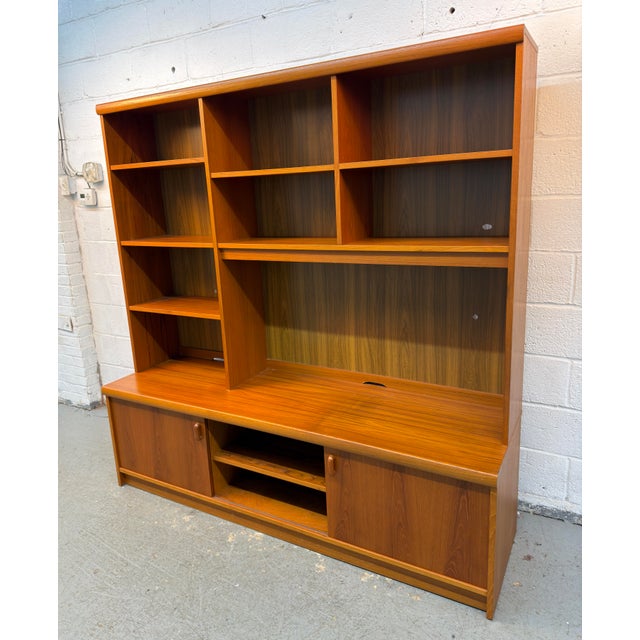 Mid-Century Modern Mid-Century Danish Teak Shelving Unit by Uldum Møbelfabrik For Sale - Image 3 of 10