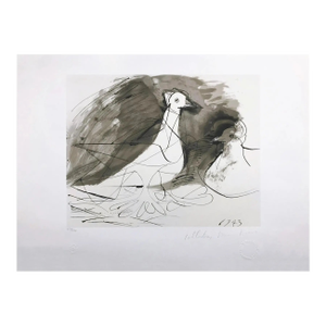 "Pigeons" 1980s Pablo Picasso Estate Lithograph