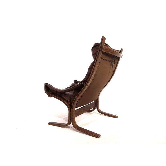 Mid-Century Modern Siesta Lounge Chair in Leather by Ingmar Relling for Westnofa, 1960 For Sale - Image 3 of 17