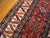 1880s Red Geometric Antique Caucasian Kazak Rug 4' X 9'2" Handknotted Wool Carpet For Sale - Image 4 of 6