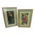 Vintage Pair of Macaw Needlepoint Framed Pictures For Sale