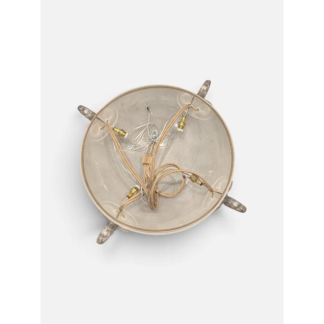 Glass Ronces Chandelier by R. Lalique, 1926 For Sale - Image 7 of 10