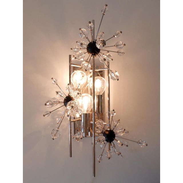 Metal Metropolitan Opera Foyer Sconces by Hans Harald Rath for Lobmeyr, 2000s, Set of 2 For Sale - Image 7 of 18