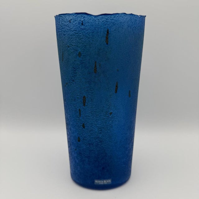 Sculptural Antikva Glass Vase by Bertil Vallien for Kosta Boda, Sweden, 1990s For Sale - Image 12 of 12
