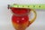 Mid 20th Century Mid Century Modern Hand Blown Crackle Glass Amberina Handled Pitcher Jug Creamer 5082c For Sale - Image 9 of 17
