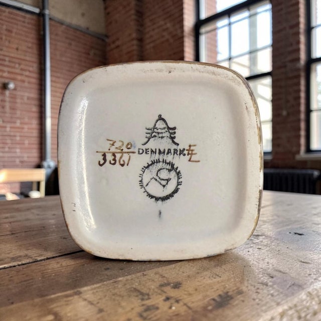 Brown Model 3361 Tenera Vase from Royal Copenhagen, Denmark, 1960s For Sale - Image 8 of 14