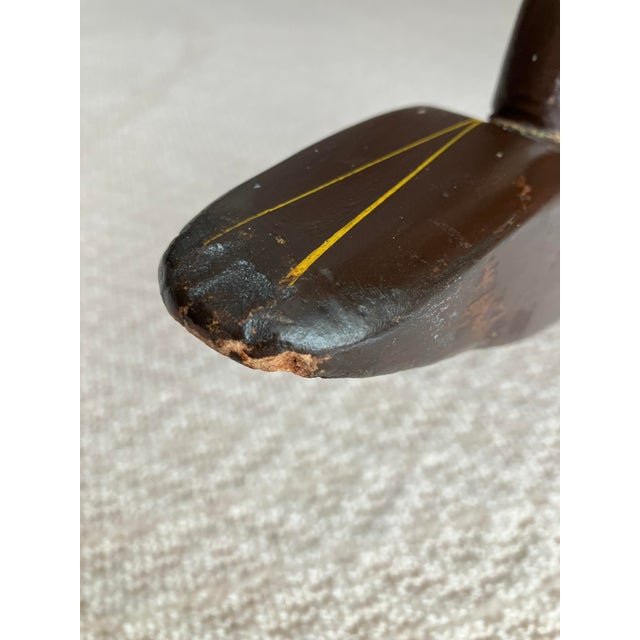 Mid-20th Century Farmhouse Folk Art Hand Painted Rocking Chair For Sale - Image 16 of 17