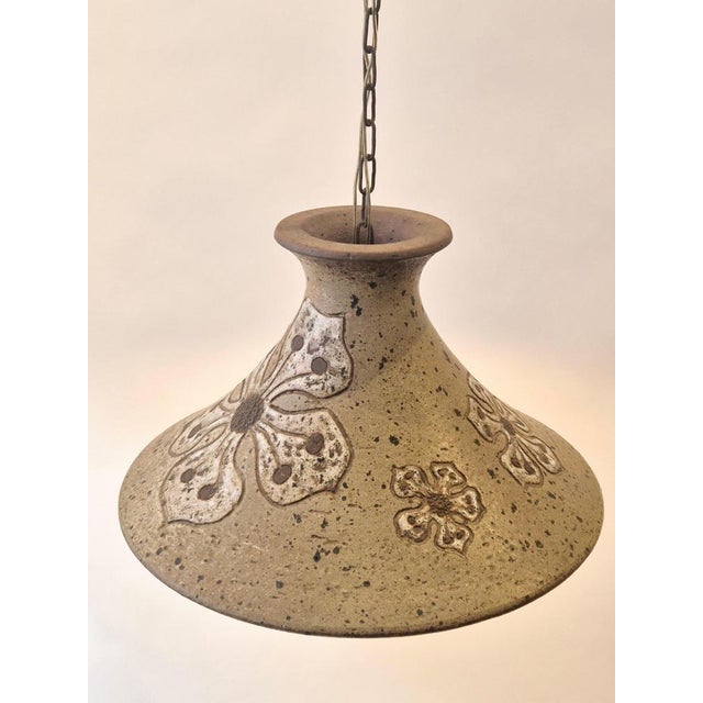 Mid-Century Danish Ceramic Pendant by Mette Lokke Stiil, 1960s For Sale - Image 3 of 8