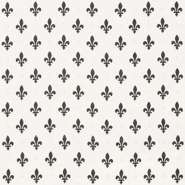 Both a traditional symbol of royalty and popular fashion motif, this Fleur de Lis print is perfectly scaled to bring...