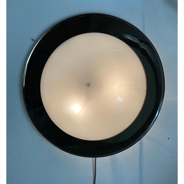 Metal and Glass Ceiling Light by Bruno Gatta for Stilnovo, 1970 For Sale - Image 11 of 18