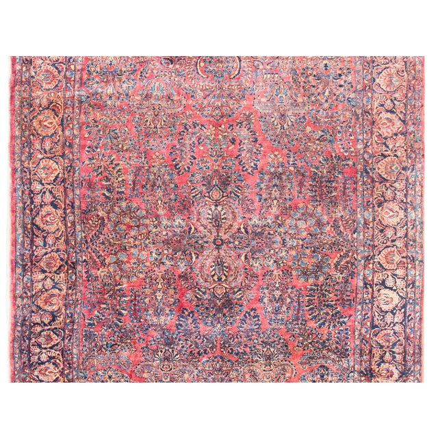Early 20th Century Persian Sarouk Rug For Sale - Image 9 of 15