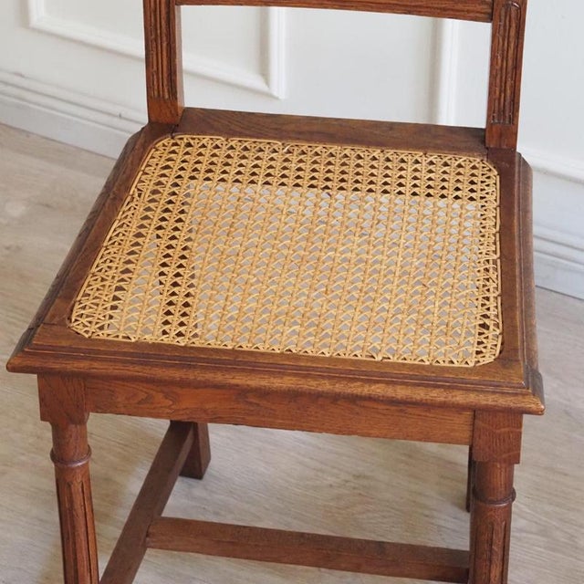 Antique French Gründerzeit Chairs with Viennese Caning, 1900s, Set of 2 For Sale - Image 3 of 13