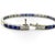 Art Deco Diamond and Sapphire Platinum Line Bracelet For Sale - Image 4 of 10