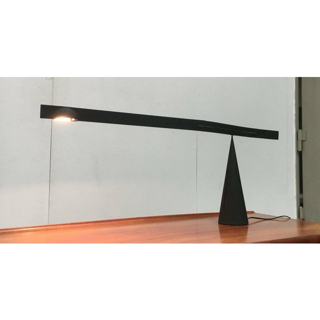 Postmodern Postmodern Italian Model Tabla Table Lamp by Mario Barbaglia and Marco Colombo for Italiana Luce, 1980s For Sale - Image 3 of 18
