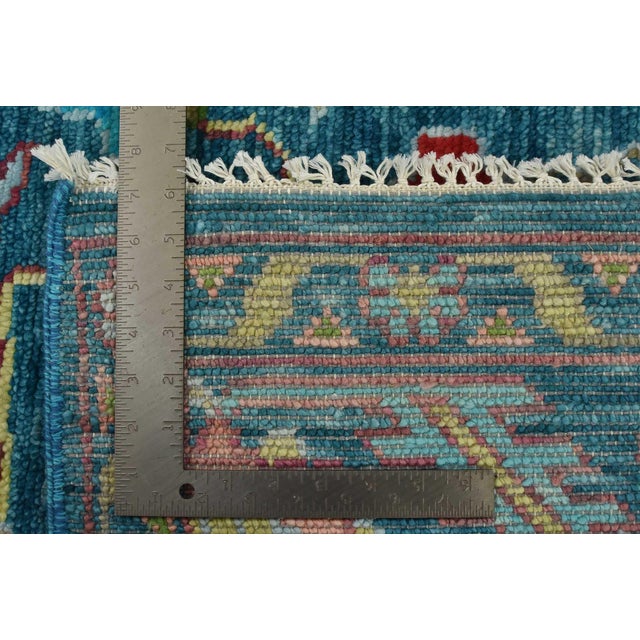 Anatolia Rug 8′ X 10’1” Blue Wool Traditional Hand-Knotted Oriental Carpet For Sale - Image 12 of 12