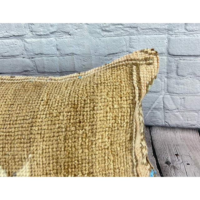 Turkish 16 x 24 Rug Pillow Anatolian Harmony Turkish Pillow Cushion Cover For Sale - Image 3 of 4