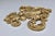 Hollywood Regency Vintage Gilt Resin Fleur-De-Lis Wall Ornament For Sale - Image 3 of 5