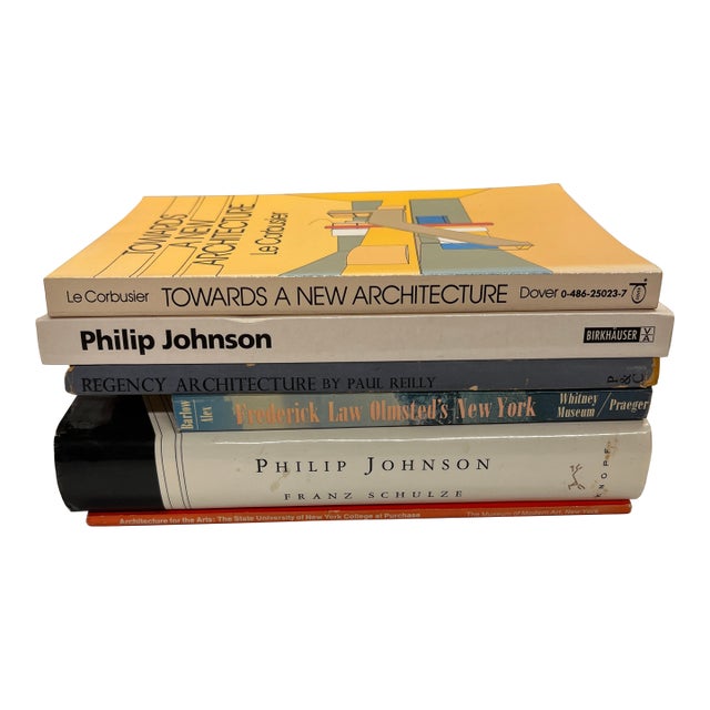 Vintage Architecture Book Set/6 For Sale