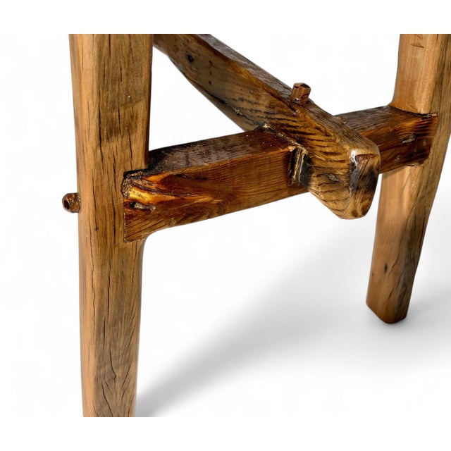 72" - Farmhouse Reclaimed Wood Console Bucket Table For Sale - Image 9 of 12