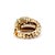 David Webb 18k Yellow Gold & Platinum Leopard Looped Tail Diamond Cocktail Ring Size 5 For Sale - Image 9 of 11