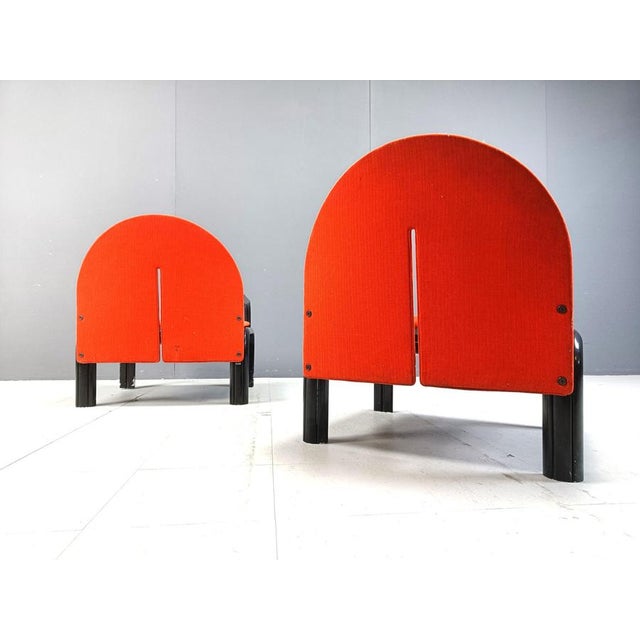 L54 Armchairs attributed to Gae Aulenti for Knoll, 1970s, Set of 2 For Sale - Image 10 of 11