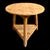 This antique pine cricket table features the classic English three-legged design with a circular top and a triangular...
