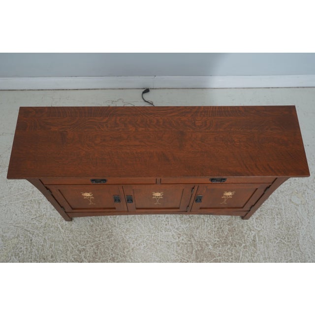 Stickley Harvey Ellis Arts & Crafts Tv Media Cabinet For Sale In Philadelphia - Image 6 of 18