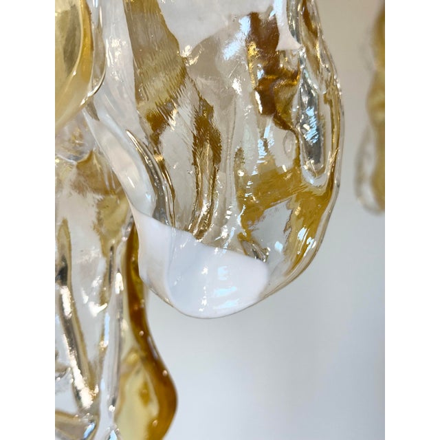 Murano Glass Chandeliers, 1970s, Set of 2 For Sale - Image 14 of 18