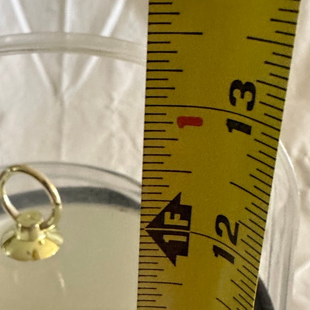 Plastic Vintage Mid-Century Modern Alligator Embossed Lucite Ice Bucket For Sale - Image 7 of 8