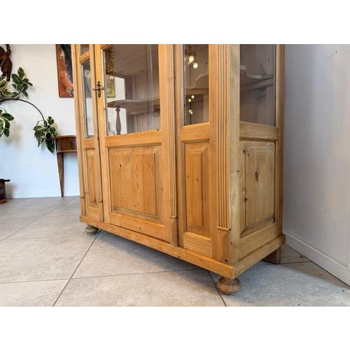 Rustic Farmhouse Display Cabinet For Sale - Image 10 of 17
