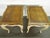 Karges Walnut Paint Decorated French Style Pair of End Tables For Sale - Image 9 of 10