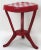 American Antique American Steel & Wrougt Iron Folk Art Painted Dairy Farm Milking Stool For Sale - Image 3 of 13