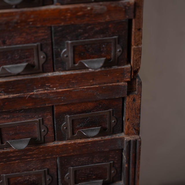 Oak Haberdashery Cabinet, c.1930 For Sale - Image 9 of 15