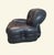 Metal Black Faux Leather Sofa and Armchair Set from Adriano Piazzesi, Italy, 1970s, Set of 3 For Sale - Image 7 of 15