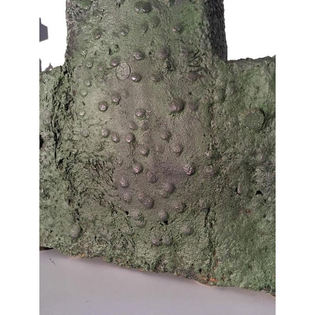 Italian Cast Iron Abstract Sculpture by Urano Palma, 1985 For Sale - Image 14 of 18