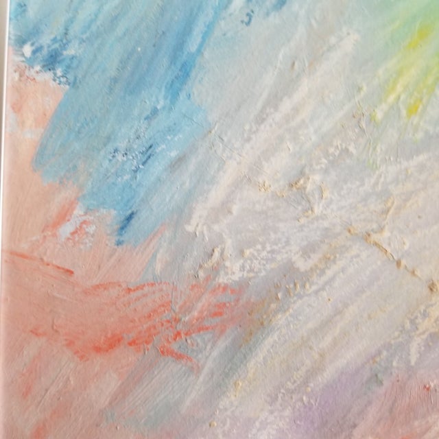 Paper Vintage Marilyn Bergstrom Signed Pastel Abstract Diptych – Set of 2 For Sale - Image 7 of 15