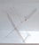 This vintage late 20th-Century Boho Chic folding table is made out of clear acrylic Lucite with X-Stretchers. The Lucite...