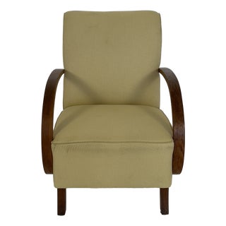 Vintage Lounge Chair by Jindřich Halabala, 1950s For Sale