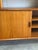 In Style of Svend Aage Larsen for Faarup Mobelfabrik Danish Teak Tambour Credenza With Glass Display Hutch Danish Vintage 1960s For Sale - Image 9 of 16