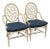 Elinor McGuire for McGuire Furniture Crackled Ice Dining Chairs, Pair For Sale
