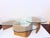 Brown Vintage Hollywood Regency Nesting Tables in Rattan and Glass, 1960s, Set of 3 For Sale - Image 8 of 10